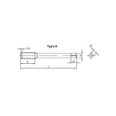 CB-L-NRT (M14~16×1.5~1.25) WN1415120B solid carbide forming taps with long shank - Makotools Industrial Supply Tools for Metal Cutting